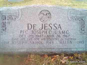 Veterans Gravestone Restored In Belleville On Anniversary Of Death - Patch