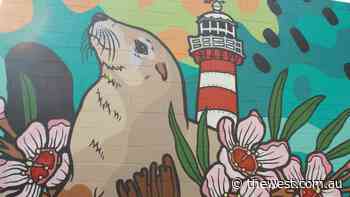 Icons of Geraldton displayed in Art for Kids mural at local toy library - The West Australian