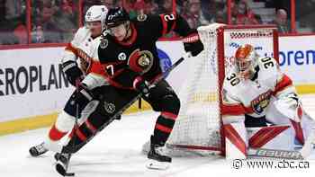 Senators see 4-game winning streak snapped in shutout loss to Panthers