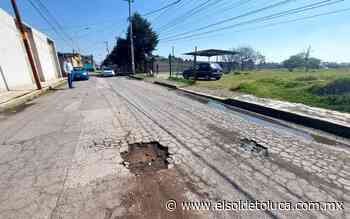 Baches por todos lados en San Lorenzo Coacalco; piden al gobierno de Metepec rehabilitar calles - El Sol de Toluca