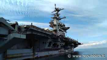 Trieste, la portaerei Usa ormeggiata in rada: sbarcati 4000 militari - la Repubblica