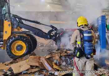 Fire crews tackled blaze on Whitebirk Industrial Estate