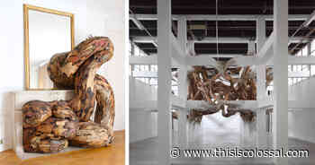 Monumental Installations by Henrique Oliveira Explore the Eerie Nature of Architecture - Colossal