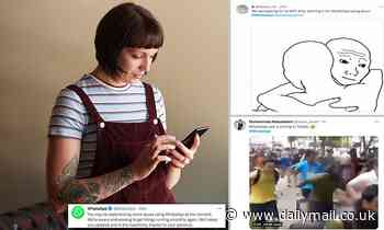 Whatsapp users are baffled as messaging network goes DOWN