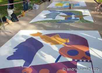 “Dante a Colori”: opera di street art inclusiva in villa Comunale - Andria News24 City