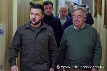 UN head condemns attacks on civilians during Ukraine visit - St Helens Star