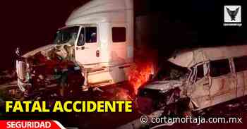 Accidente carretero deja una persona sin vida en Tehuantepec. - Cortamortaja, Agencia de Noticias