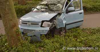 Auto flink beschadigd na botsing tegen boom in Breda - BN DeStem