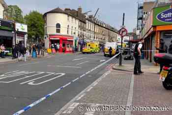 Lee High Road Lewisham: Pictures from the scene after stabbing