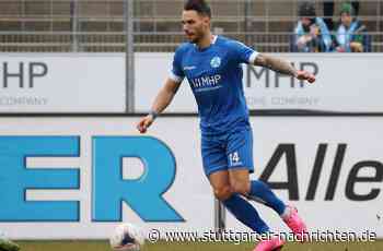 Stuttgarter Kickers beim 1. FC Bruchsal: Obernosterer rettet den Blauen einen Punkt - Stuttgarter Nachrichten