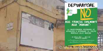 MANDURIA - Depuratore, ancora polemiche sulla variante. GEA: «Paura e prepotenza: hanno coperto i nostri manifesti» - ManduriaOggi