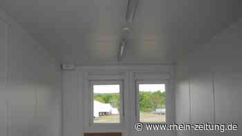 Flüchtlingsdorf in Koblenz vorgestellt: Container am Wallersheimer Kreisel bald bezugsfertig - Rhein-Zeitung