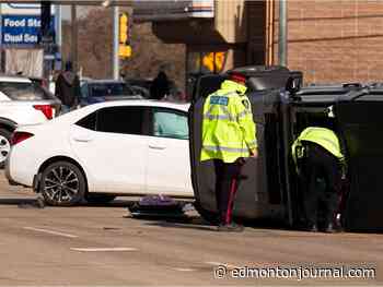 Two taken to hospital in two-vehicle crash, Edmonton police investigate - Edmonton Journal