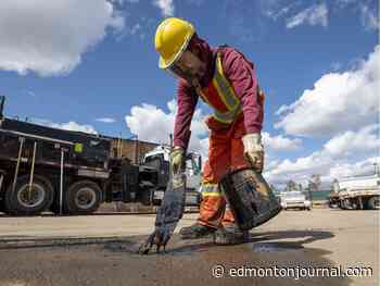 More than 63000 potholes filled in Edmonton so far in 2022 - Edmonton Journal