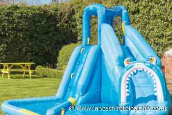 Aldi is selling an  incredible inflatable water slide to get your garden summer ready