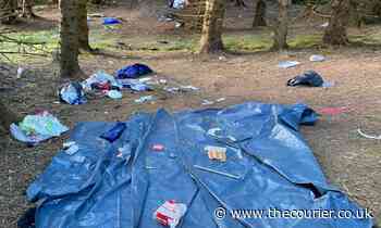 Wild campers leave 'disgusting mess' at Backwater Reservoir in Angus - The Courier
