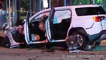 Two SUVs Crash, Damaging Hallandale Beach Restaurant
