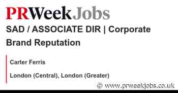 Carter Ferris: SAD / ASSOCIATE DIR | Corporate Brand Reputation