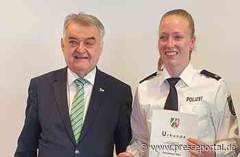 POL-ME: Kommissarin der Polizei Mettmann wird für sportliche Leistungen ausgezeichnet - Essen/Mettmann -... - Presseportal.de