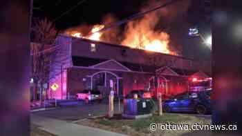 Firefighters battle fire on Ogilvie Road in Ottawa's east end | CTV News - CTV News Ottawa