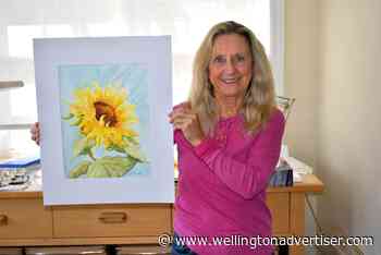 Fergus artist selling sunflower watercolour to support Ukraine - Wellington Advertiser