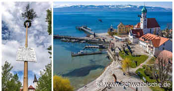 Wo in der Umgebung von Lindau noch Maibäume aufgestellt werden - Schwäbische