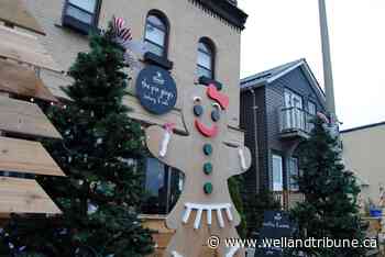 Pie Guys build winter wonderland display on West Street in Port Colborne - Welland Tribune