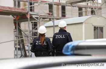 HZA-DU: Bundesweite Schwerpunktprüfung des Zolls im Baugewerbe