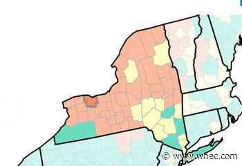 CDC reports most New York State counties have "high" number of COVID cases