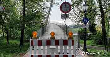 Gesperrt bis zum 6. Mai: Darum muss die Glacisbrücke repariert werden - Mindener Tageblatt