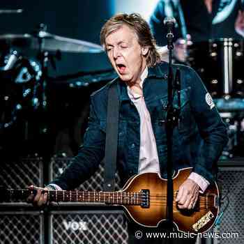 Sir Paul McCartney duets with the late John Lennon at first gig in 2 years