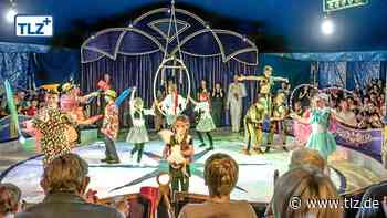 Zirkuszelt auf dem Schulgelände in Emleben - Thüringische Landeszeitung