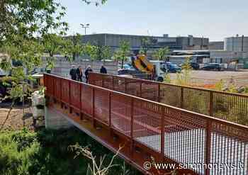 La ciclabile a Saronno ha finalmente il suo ponticello sul Lura - SaronnoNews.it