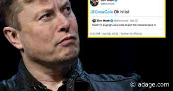 Elon Musk's Twitter trolling of McDonald's and Coca-Cola is a warning for brands