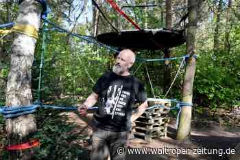 Marl: Olaf Alitz verwandelt Wald: Natur wird zum Abenteuerspielplatz - Waltroper Zeitung