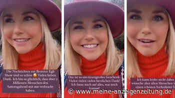 Mega-Erfolg für „Beatrice Egli Show“: Schlagersängerin bedankt sich für über 2 Millionen Zuschauer