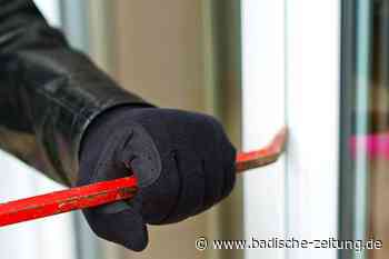 Zahl der Einbrüche sinkt im westlichen Breisgau fast auf null - Breisach - Badische Zeitung