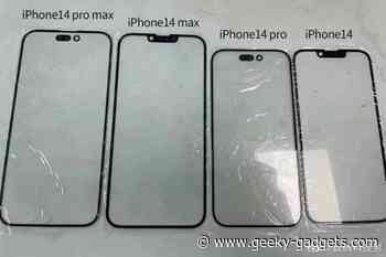 iPhone 14 Pro and iPhone 14 display panels leaked