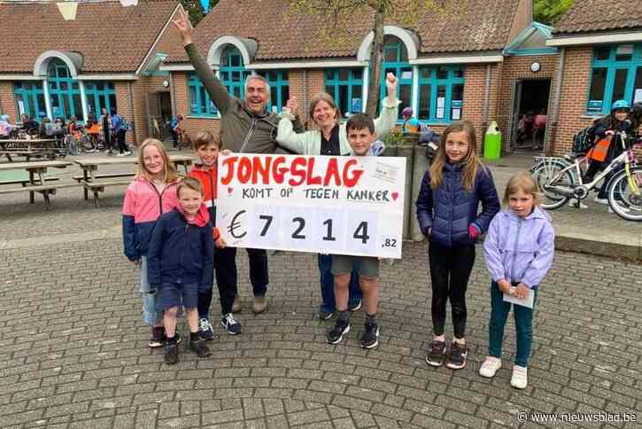 Leerlingen van Jongslag komen op tegen kanker