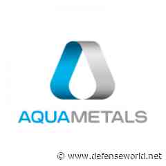 HC Wainwright Trims Aqua Metals (NASDAQ:AQMS) Target Price to $4.00 - Defense World