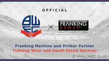 Franking Sense Renew Club Partnership - News - Bolton Wanderers