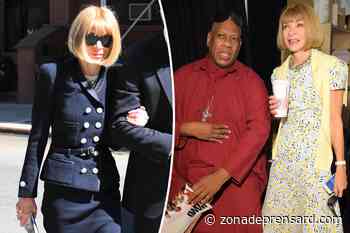 Emocionada Anna Wintour llora en el funeral de Andre Leon Talley - Inicio - zonadeprensard.com