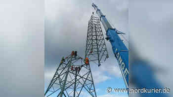 Stromversorgung: 50 Hertz liegt trotz Widrigkeiten mit Bau der neuen Freileitung im Zeitplan | Nordkurier.de - Nordkurier