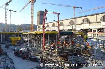Bau von Stuttgart 21 - Das Bahnhofsdach wächst weiter - Stuttgarter Nachrichten