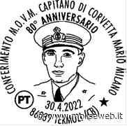 POSTE ITALIANE: TERMOLI, ANNULLO FILATELICO PER L&RSQUO;80&DEG; ANNIVERSARIO DELLA MEDAGLIA D&RSQUO;ORO AL VALORE MILITARE AL CAPITANO MILANO - Molise Web