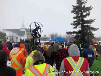 City of Dawson Creek holds moment of silence for those lost on the job - Dawson Creek Mirror