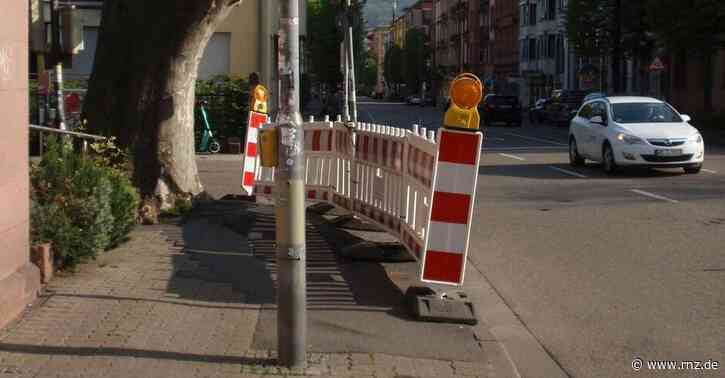 Heidelberg:  Wozu ist der Bauzaun an der Rohrbacher Straße da?