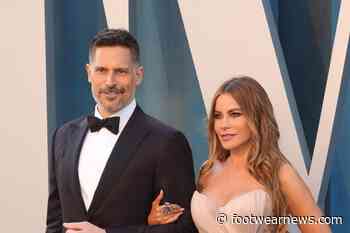 Sofia Vergara Looks Ethereal in Champagne Gown & Hidden Heels With Joe Manganiello at Vanity Fair’s Oscars Party - Footwear News