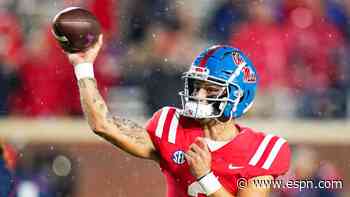 Panthers pick QB Corral amid Mayfield trade buzz
