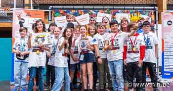 Scholen De Step Beringen en Sint-Martinus Herk-de-Stad winnen 'FIRST LEGO LEAGUE' met zelf geprogrammeerde robot: “Belangrijk dat jongeren proeven van techniek” - Het Laatste Nieuws